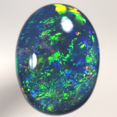 SOLID BLACK OPAL Top quality. Sparkling greens. SEE VIDEO